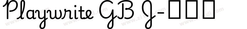 Playwrite GB J字体转换